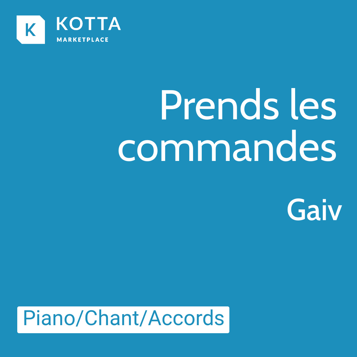 Prends les commandes - Gaiv