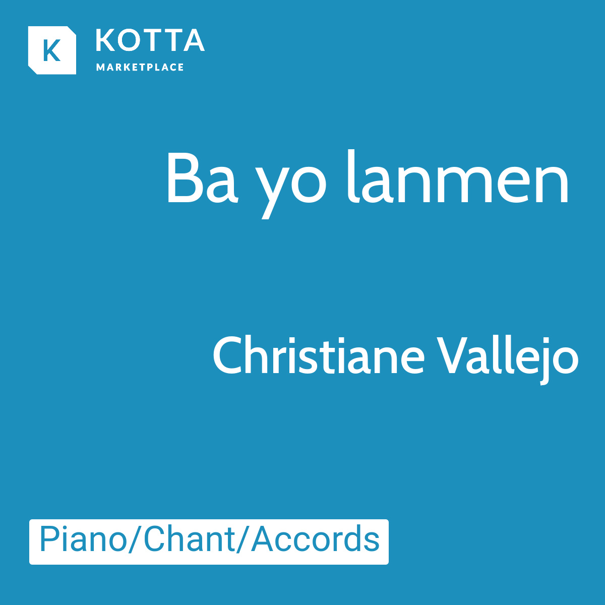 Ba yo lanmen - Christiane Vallejo